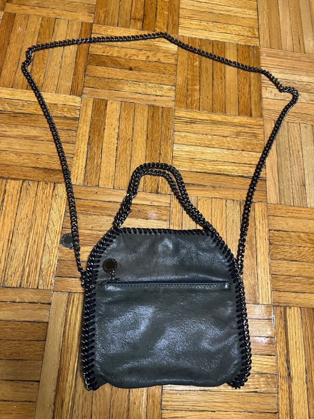 STELLA McCARTNEY Falabella Tiny Tote Bag - Stone green